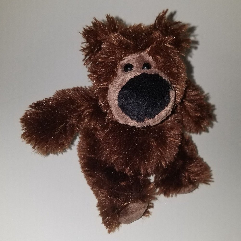 Chosun Small Dark Brown Bear Bean Bag Plush 6" Stuffed Animal Toy Teddy Lovey